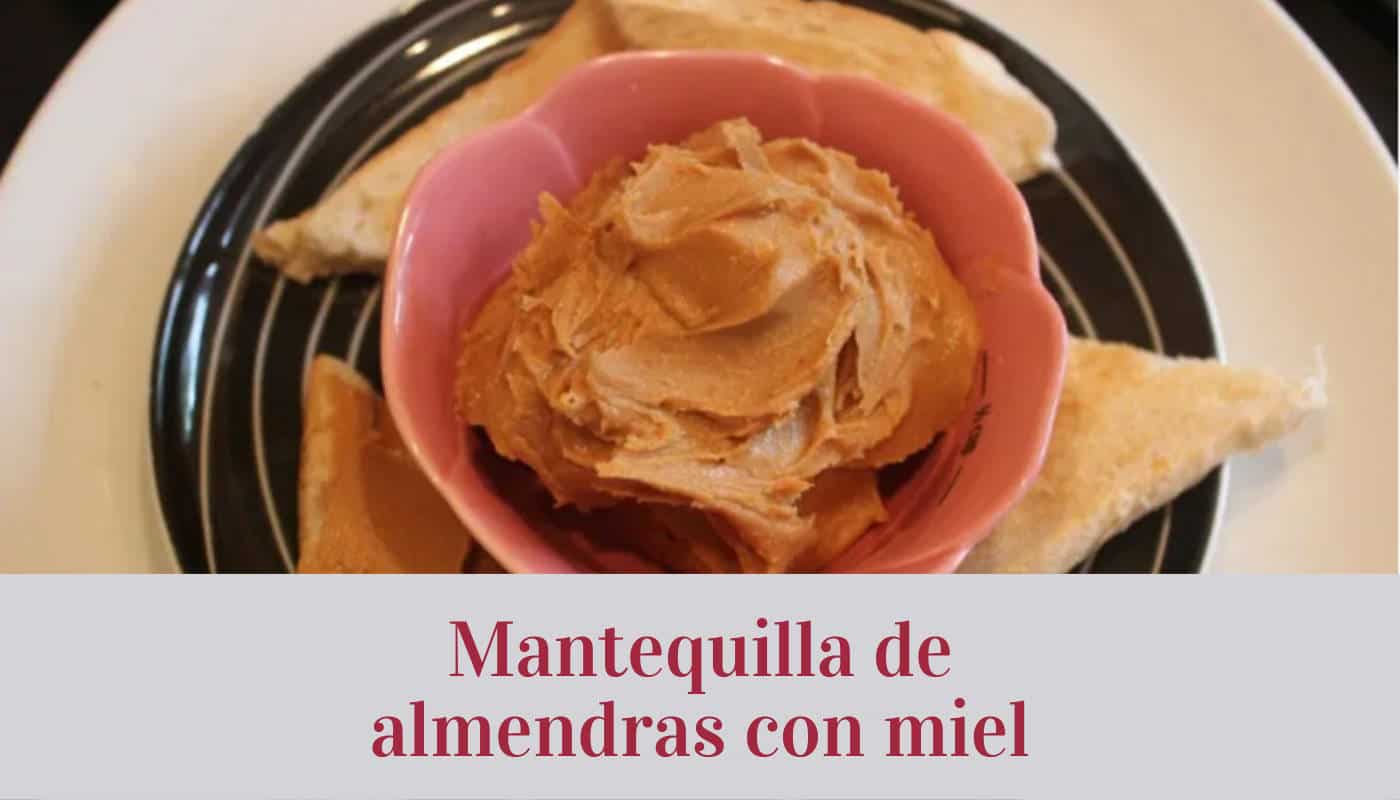 Mantequilla de almendras con miel