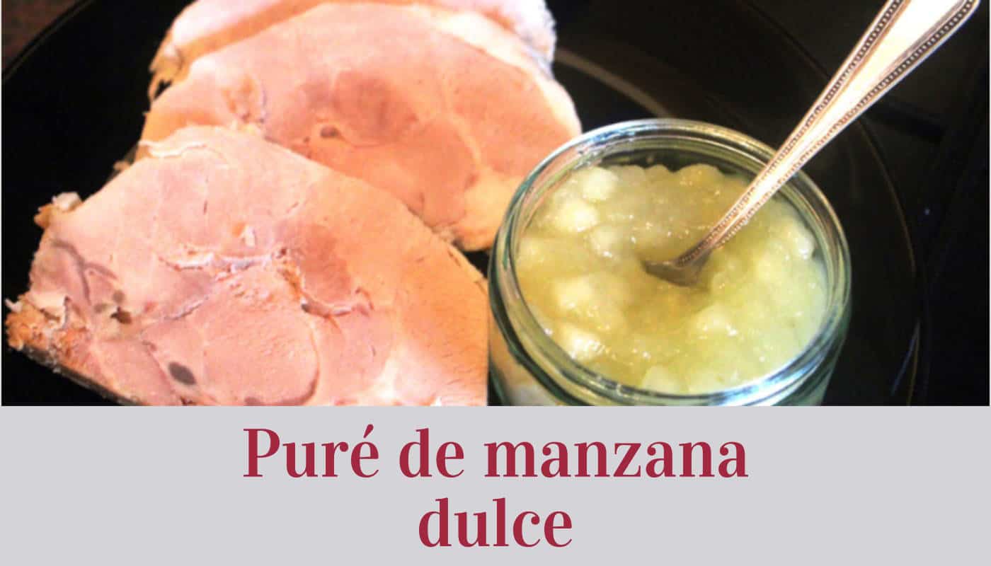 Receta de puré de manzana dulce