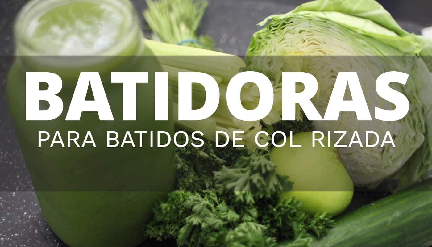 Qué batidora comprar para batidos de col rizada