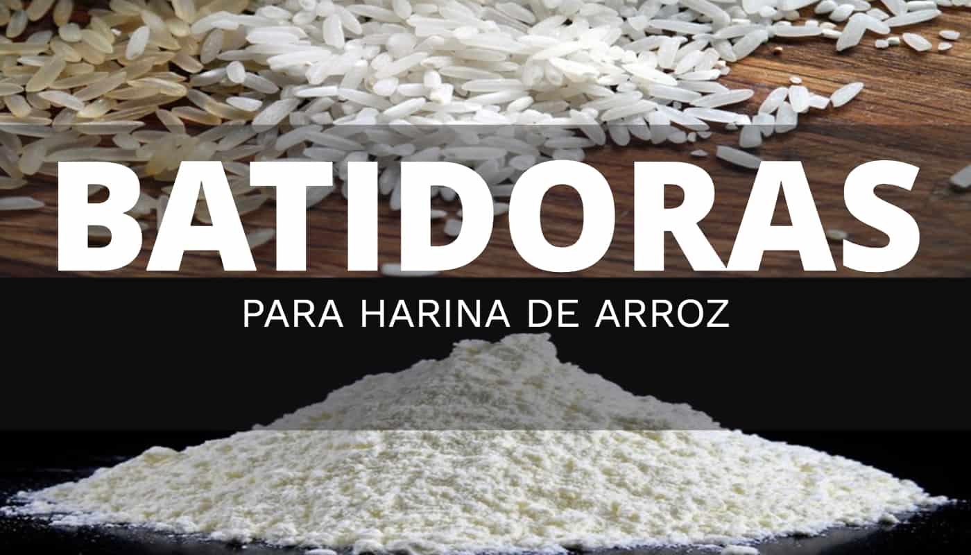 ¿Qué batidora me compro para preparar harina de arroz?